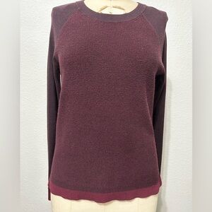 RAG & Bone Long Raglan Sleeve Hi Lo Sweater Color block size Small.